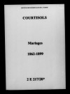 Courtisols. Mariages 1862-1899