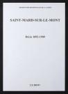 Saint-Mard-sur-le-Mont. Décès 1892-1909