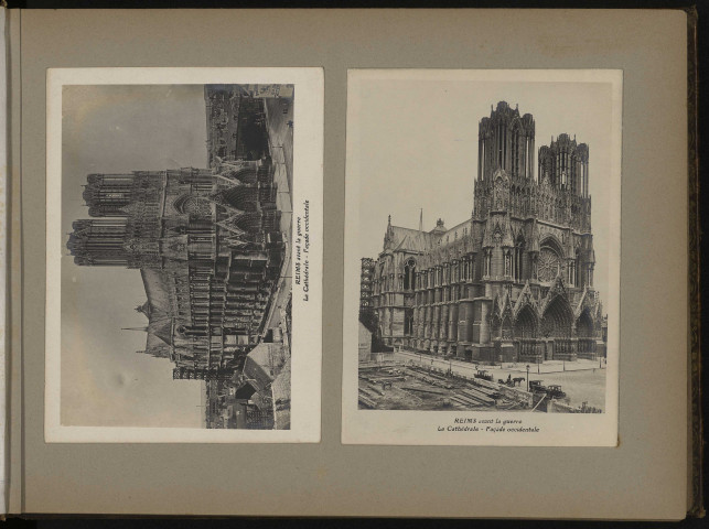 Album de cartes postales de Reims et sa région pendant la Première guerre mondiale (1 Num 39)