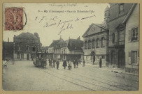 AY. 3-Ay (Champagne). Place de l'Hôtel-de-Ville.
Baudet Frères Édition.[vers 1906]