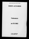 Soizy-aux-Bois. Naissances an XI-1862