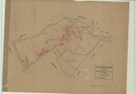 Essarts-lès-Sézanne (Les) (51235). Section A1 échelle 1/1250, plan mis à jour pour 01/01/1933, non régulier (calque)