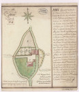 Plan figuratif du moulin de Claon et dépendance sur le canal de Biesme dépendant de la terre de Florent (1772), Anché
