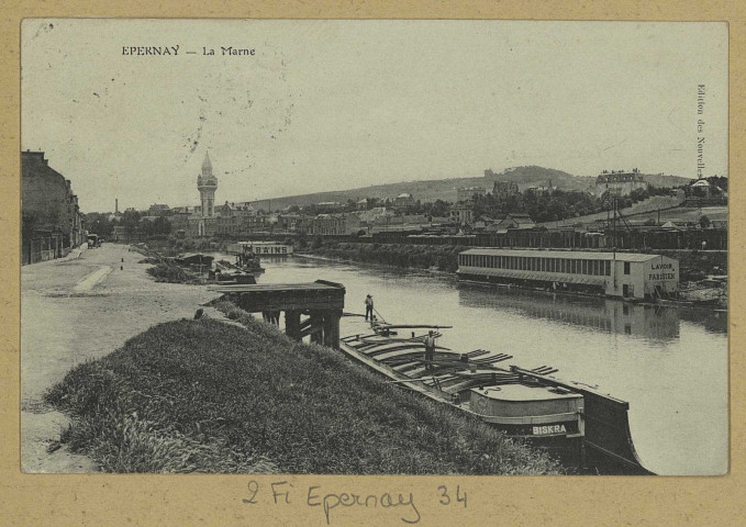 ÉPERNAY. La Marne. Édition des Nouvelles Galeries. [vers 1909] 