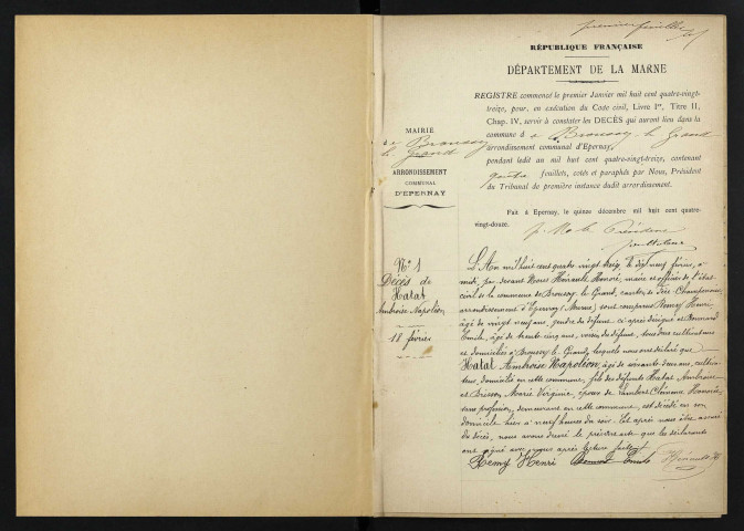 Broussy-le-Grand. Décès 1893-1929