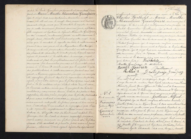 Neuvy. Mariages 1893-1929