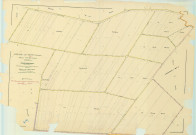 Bourgogne-Fresne (51075). Section W2 échelle 1/2000, plan remembré pour 1956, plan régulier (papier).