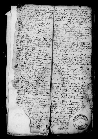 Reuil. Baptêmes, mariages, sépultures 1613-1654