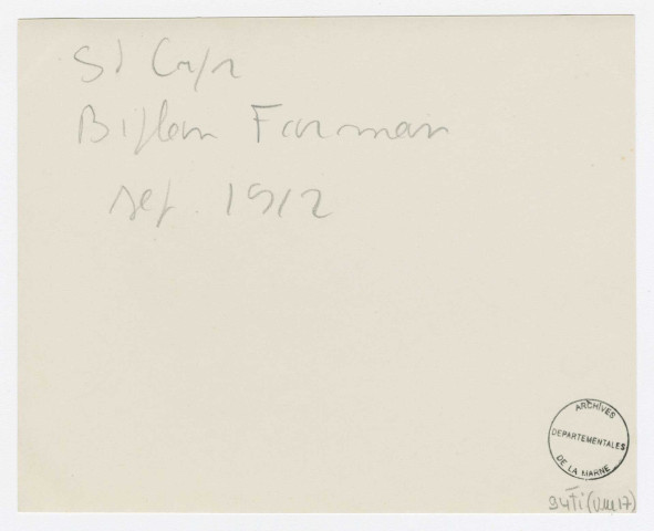 Biplan Farman [Saint-Cyr], septembre 1912