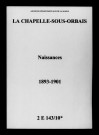 Chapelle-sous-Orbais (La). Naissances 1893-1901