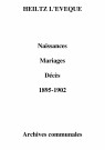 Heiltz-l'Évêque. Naissances, mariages, décès 1895-1902