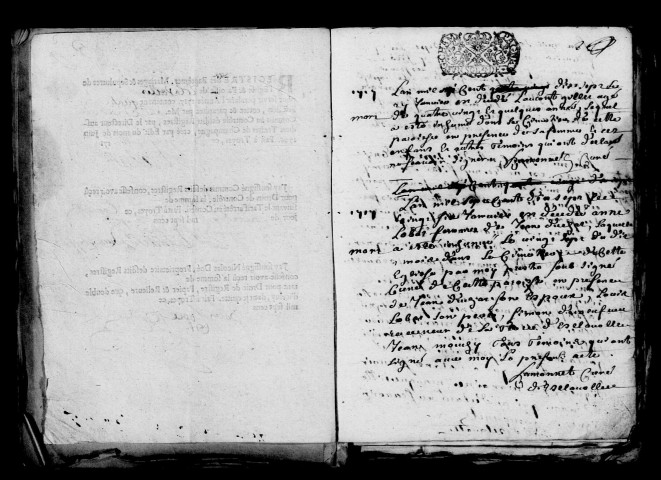 Esclavolles. Baptêmes, mariages, sépultures 1669-1717