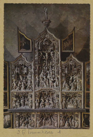 FROMENTIÈRES. Retable du XVe siècle. Église de Fromentières (51 Marne). (71 - Mâcon imp. Combier CIM). Sans date 