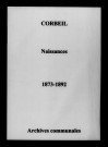 Corbeil. Naissances 1873-1892