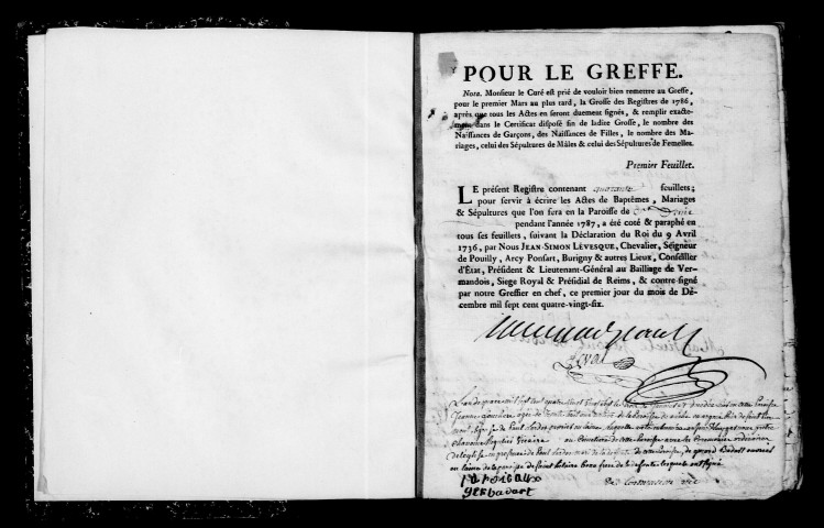 Reims. Saint-Denis. Baptêmes, mariages, sépultures 1787-1791
