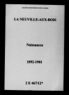 Neuville-aux-Bois (La). Naissances 1892-1901