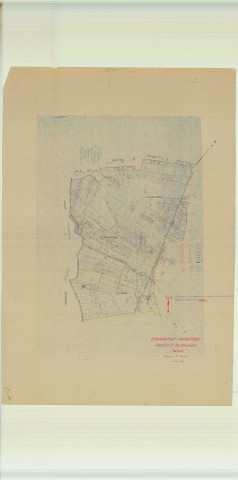 Connantray-Vaurefroy (51164). Section C4 échelle 1/5000, plan mis à jour pour 01/01/1953, non régulier (papier)