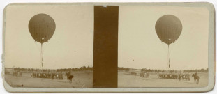 Somme-Suippes. Le ballon captif, mars 1915.