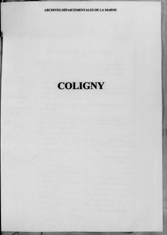 Coligny. Naissances 1872