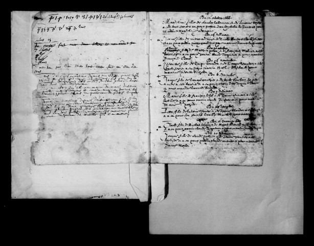 Somsois. Baptêmes, mariages, sépultures 1666-1681