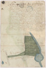 Baslieux-lez-Fismes, Procès verbal d'arpentage, 1783 : Le premier morceau lieu-dit près le Moulin Roland, le second morceau audit lieu le Ruisseau