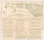Minimes de Vitry-le-François. Plan instructif sur les situations anciennes et naturelles du cours des ruisseaux de Villoltte et Marolle par le Sieur De Créssant, 1736.