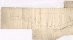 Plan du canal des mariniers de Chaalons et pont de Nau et ses abords, 1770.
