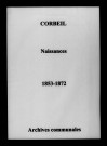 Corbeil. Naissances 1853-1872