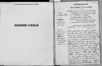 Somme-Vesle. Naissances 1900