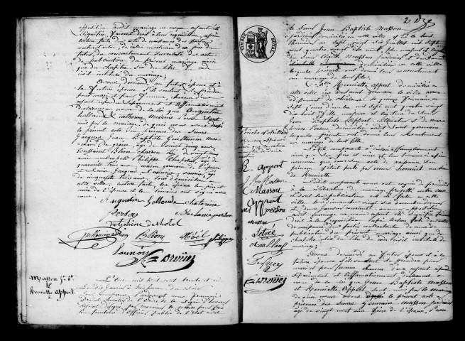 Châlons-sur-Marne. Mariages 1831