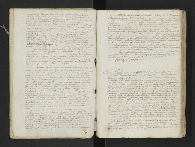 Délibérations municipales.