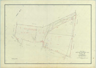 Saint-Jean-sur-Moivre (51490). Section ZE échelle 1/2000, plan remembré pour 1967, plan régulier (papier armé)