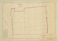 Villers-le-Château (51634). Section X1 échelle 1/2000, plan remembré pour 1953 (partie de l'ancienne section C2), plan régulier (papier)