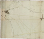 Plan et arpentage du canton de Fléchambeau : 1ère carte d'Aulson (1784) - idem 2 G 1643/1* (F) -