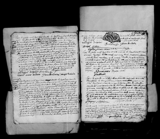 Nesle-le-Repons. Baptêmes, mariages, sépultures 1730-1733