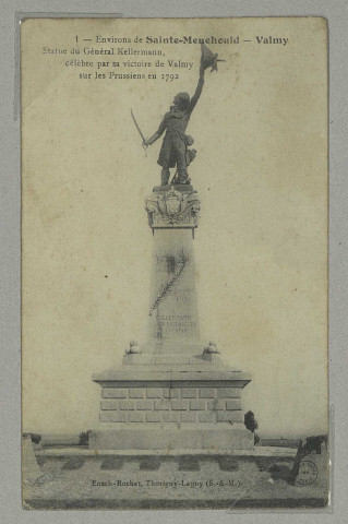 VALMY. 1 - Environs de Sainte-Menehould - Valmy. Statue du Général Kellermann, célèbre par sa victoire de Valmy sur les Prussiens en 1792.
Lagny (Seine et Marne)Ensch-Rochas. (75 - Paris Catala Frères).Sans date