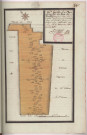 Plan détaillé du terroir de Ruffy : 16ème feuille, canton dit tourniere de courte teste (s,d, vers 1780), Pierre Villain