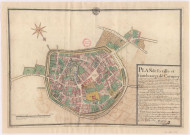 Plan détaillé de la ville et fauxbourgs de Cormicy (1778), Pierre Villain