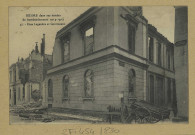 REIMS. Reims dans ses années de bombardements 1914-1917. 37. Rue Legendre et Courmeaux.Collection G. Dubois, Reims