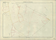 Bergères-sous-Montmirail (51050). Section ZA échelle 1/2000, plan remembré pour 01/01/1974, régulier avant 20/03/1980 (papier armé)