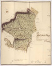 Abbaye de St Thierry. Plan des bois et reserve de St Thierry, 1777.