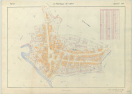 Neuville-au-Pont (La) (51399). Section AO échelle 1/1000, plan renouvelé pour 1966, plan régulier (papier armé)