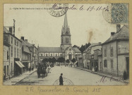 MOURMELON-LE-GRAND. -3-Église de Mourmelon-le-Grand et Place d'Armes.
MourmelonLib. Militaire Guérin.[vers 1903]