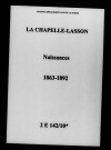 Chapelle-Lasson (La). Naissances 1863-1892