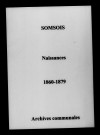 Somsois. Naissances 1860-1879