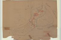 Giffaumont-Champaubert (51269). Section 123 A2 échelle 1/2000, plan mis à jour pour 1933, plan non régulier (calque)