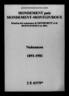 Mondement-Montgivroux. Naissances 1893-1901
