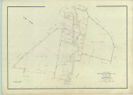 Saint-Jean-sur-Moivre (51490). Section ZO échelle 1/2000, plan remembré pour 1967, plan régulier (papier armé)