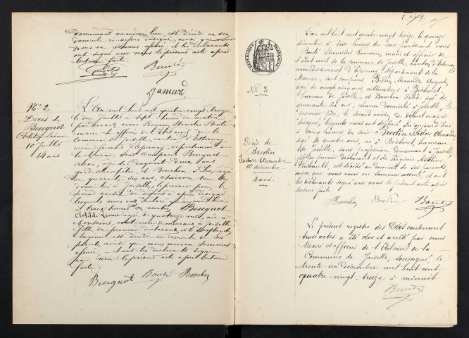 Joiselle. Décès 1893-1929