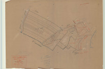 Moncetz-l'Abbaye (51373). Section B1 échelle 1/1250, plan mis à jour pour 1933, plan non régulier (calque)